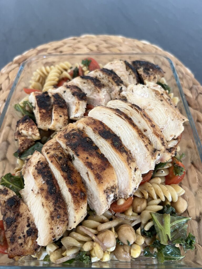 Pasta Salad with Grilled Chicken
