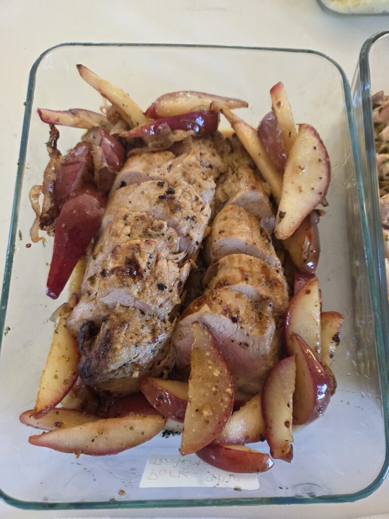 Pork Tenderloin with Pears and Shallots