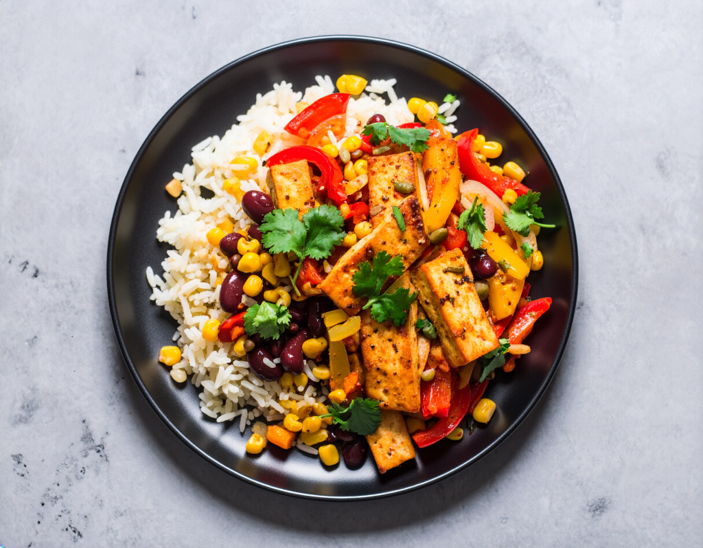 Mexican Pepper Tofu