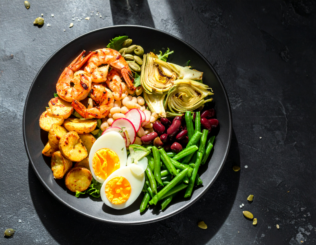 Nicoise Salad With Grilled Shrimp
