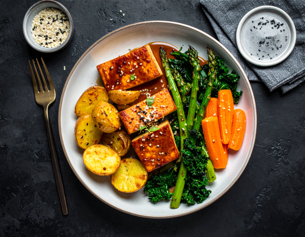 Maple & Orange Glazed Tofu