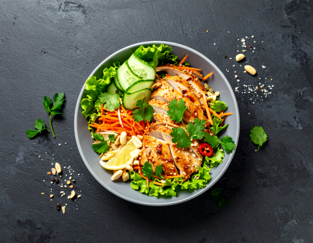 Thai Sweet Chili Chicken Salad