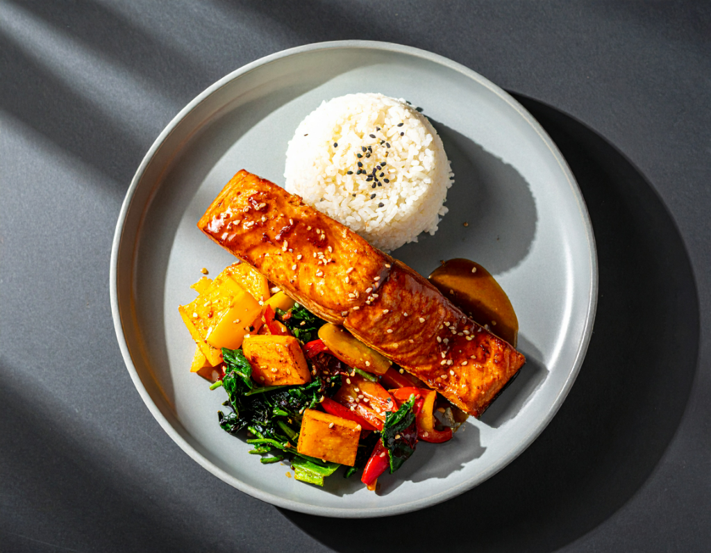 Sesame Glazed Salmon
