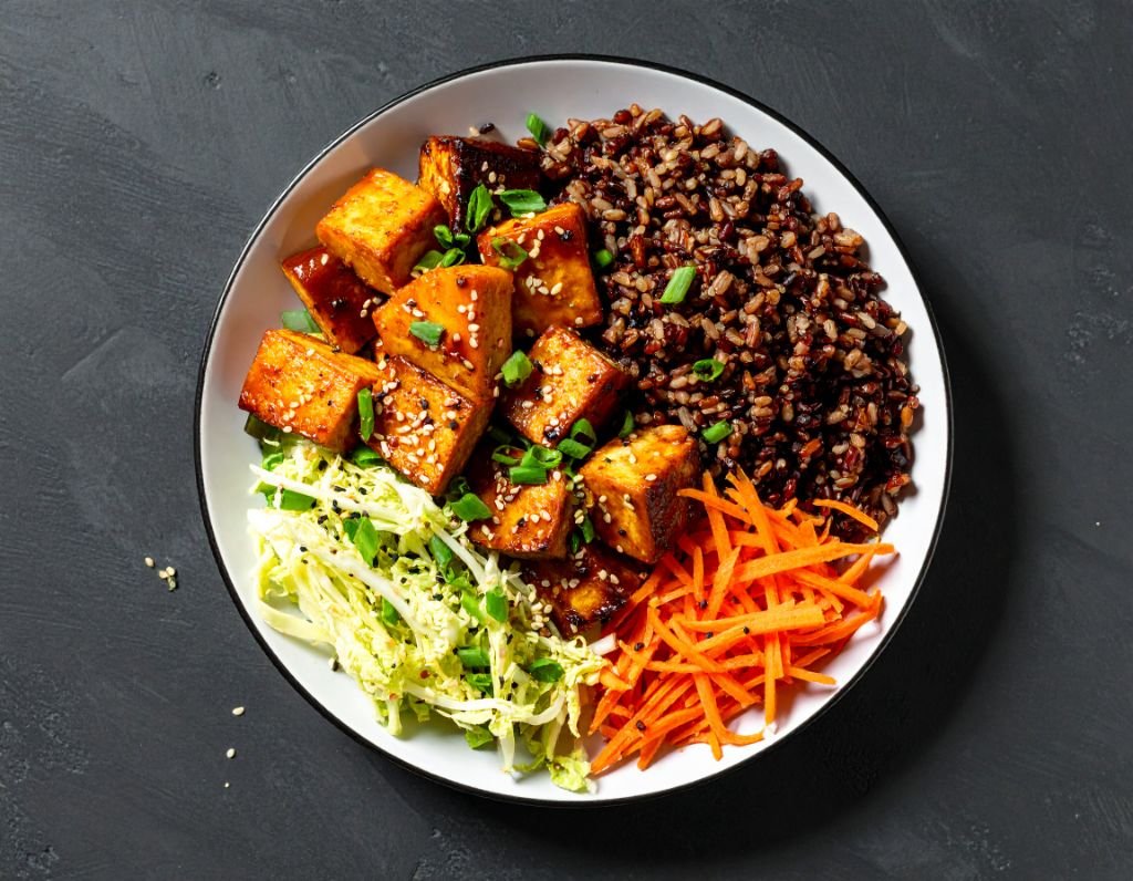 Sesame Glazed Tofu