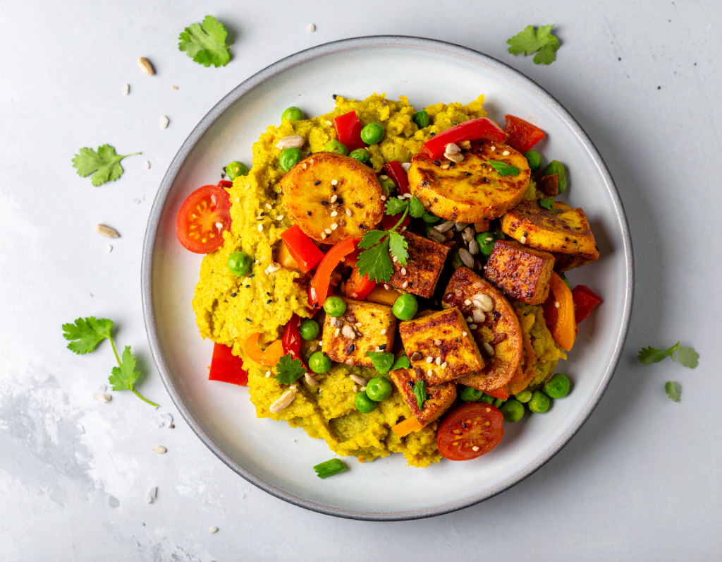 Tempeh Mofongo