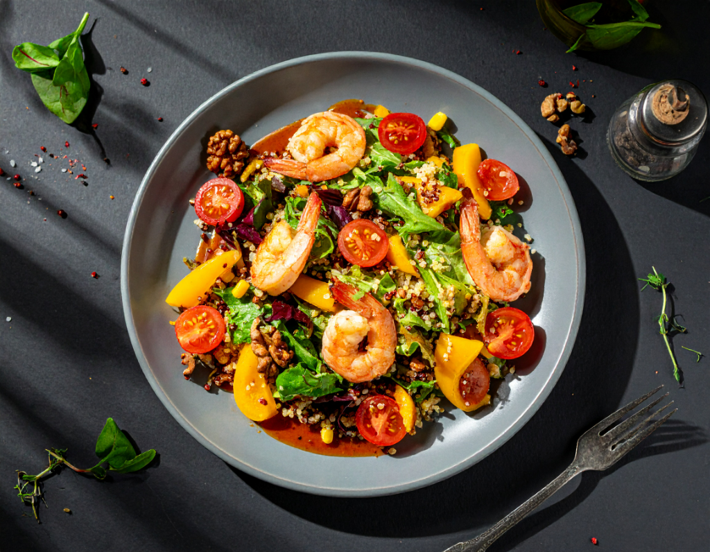 Cajun Shrimp Salads