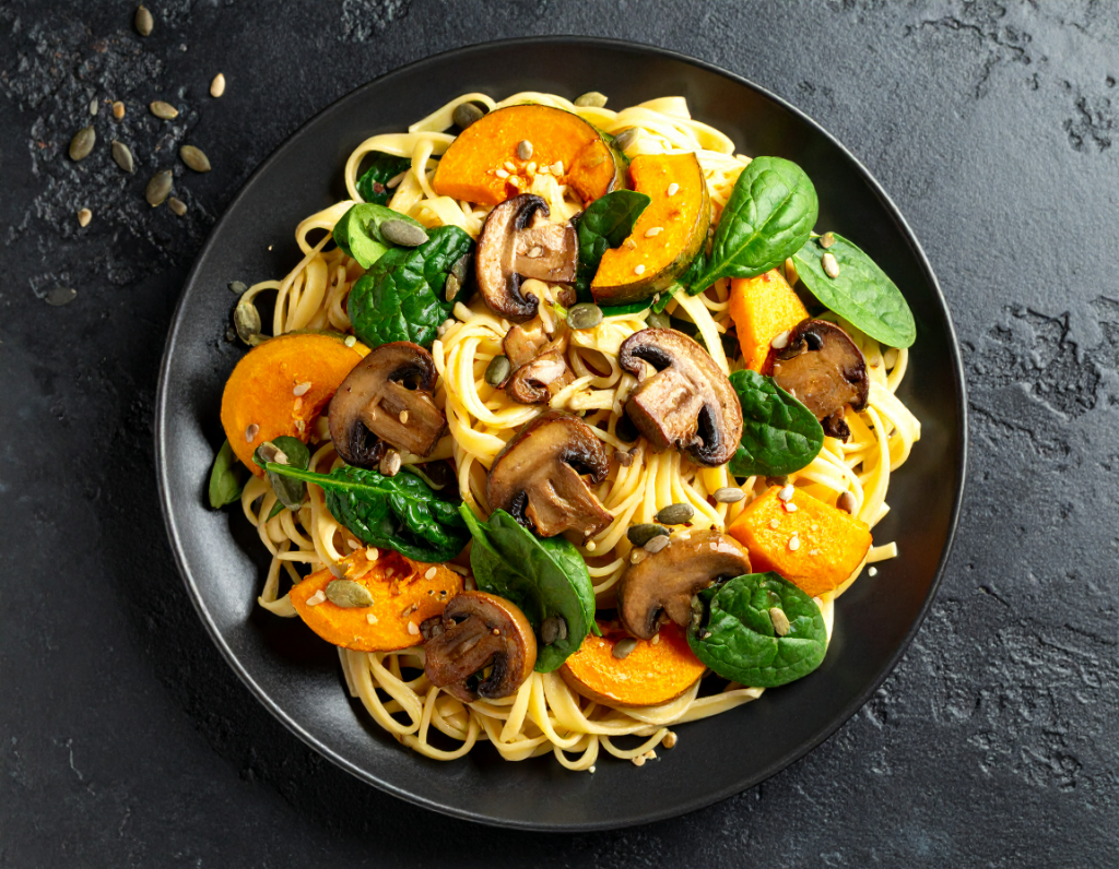 Mushroom Marsala with Egg Noodles