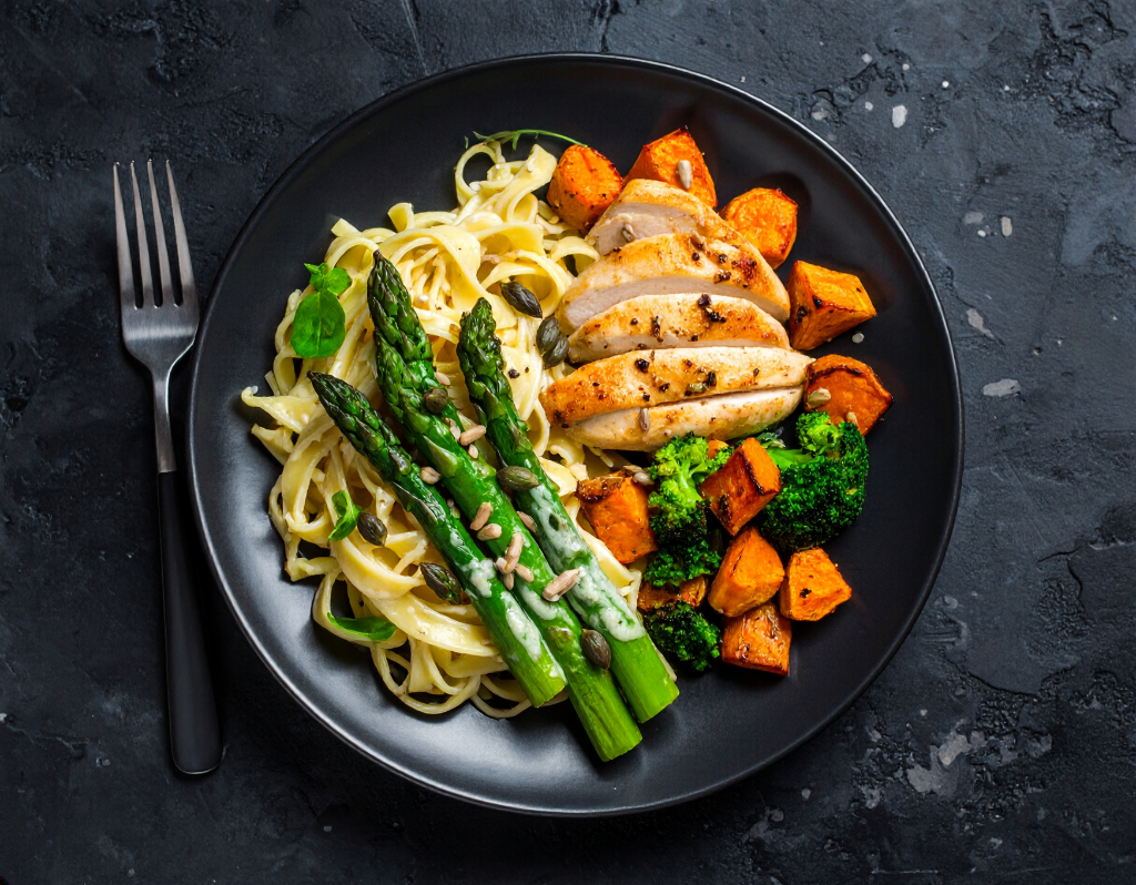 Plant Based Chicken Penne Alfredo