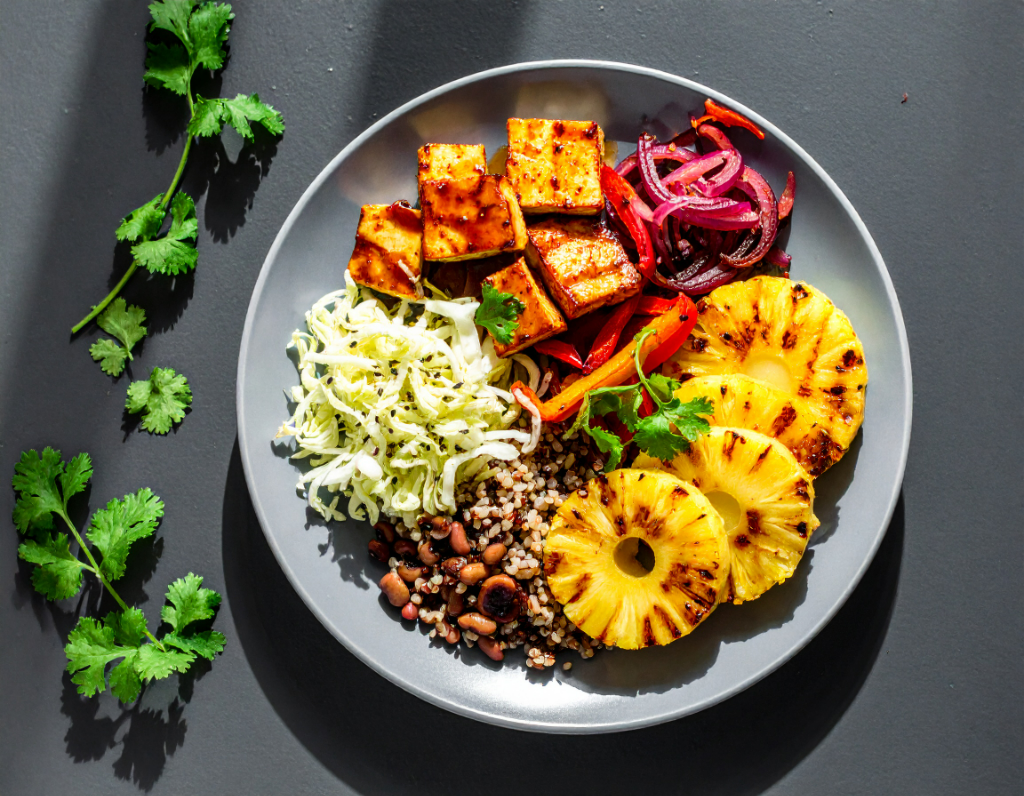 Caramelized Pineapple Tofu