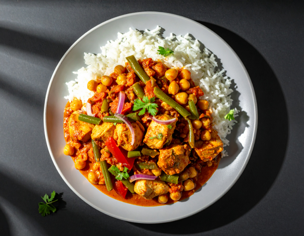 Chicken Tikka Masala with Green Beans
