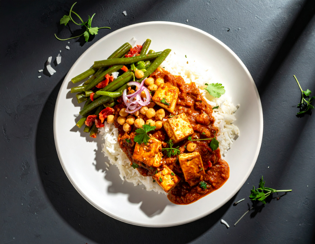 Paneer Tikka Masala with Green Beans