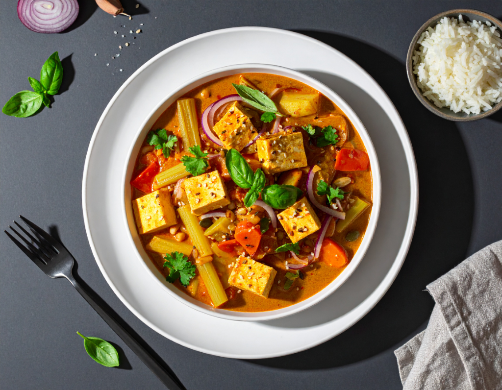 Tofu Coconut Curry Stew