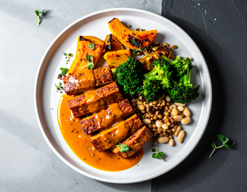 Orange Braised Tempeh
