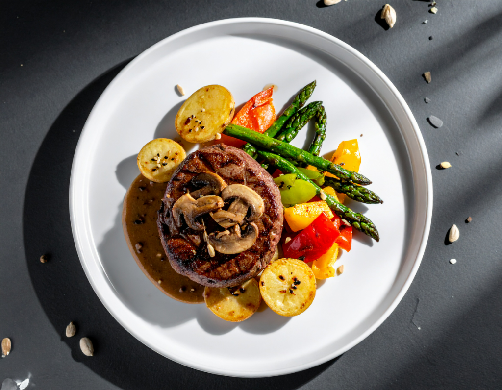 Steak Diane with Wild Mushrooms