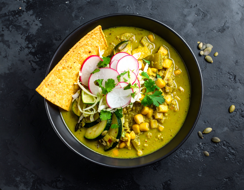 Sweet Corn Posole Verde