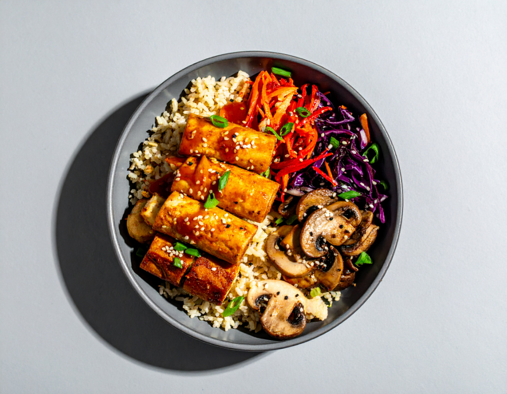 Tofu Eggroll Bowl